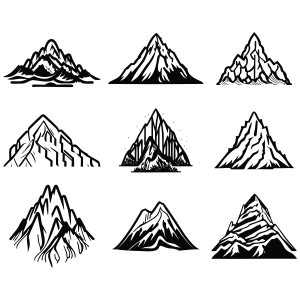 Mountain SVG Bundle, Mountain SVG Files For Cricut Mountain SVG