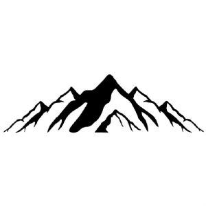 Mountain Silhouette SVG Mountain SVG