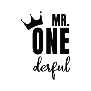 Mr Onederful SVG, First Birthday SVG for Cricut Birthday SVG