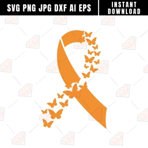 Multiple Sclerosis SVG Ribbon Svg