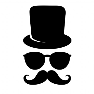 Mustache Sunglasses SVG Cut File, Instant Download Father's Day SVG