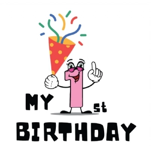 My First Birthday SVG, My First Birthday Cut Files For Girls Birthday SVG