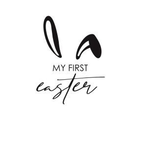 My First Easter Bunny Ear SVG File, First Easter SVG Bunnies SVG