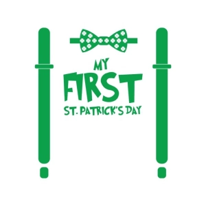 My First St Patrick's Day SVG for Baby Onesie St Patrick's Day SVG