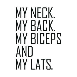 My Neck My Back My Biceps And My Lats SVG, Funny Workout SVG Funny SVG