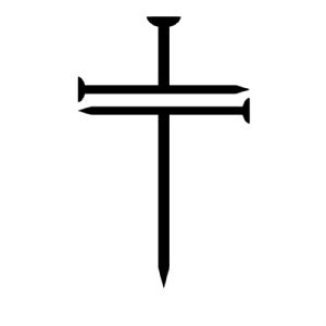 Nail Cross SVG Cut File, Nail Cross SVG Vector Cross SVG