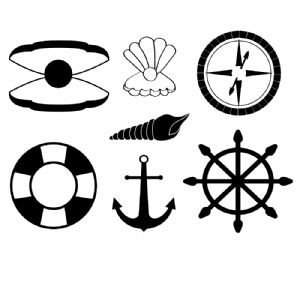 Nautical Bundle SVG, Sea Nautical Bundle Instant Download Sea Life and Creatures SVG