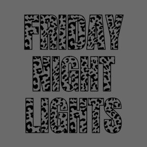 Friday Night Lights SVG Cut File, Instant Download Football SVG