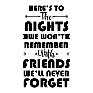 Here's To The Nights We Will Never Forget SVG, Camping SVG Camping SVG