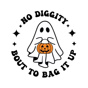 No Diggity Bout To Bag It Up SVG, Halloween Shirt PNG Halloween SVG