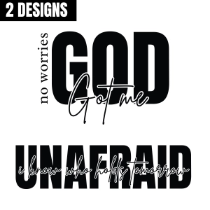 No Worries God Got Me SVG - Faith-Inspired Cut File for Cricut & Silhouette Christian SVG
