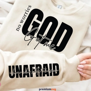 No Worries God Got Me SVG - Faith-Inspired Cut File for Cricut & Silhouette Christian SVG