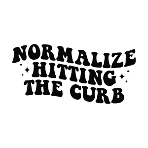 Normalize Hitting The Curb SVG, Funny Car Decal SVG Car SVG