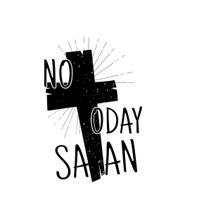 Not Today Satan Cross SVG, Cross Religious SVG Instant Download Religion