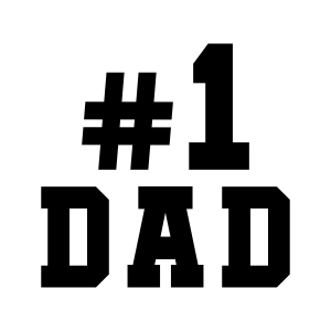Number 1 Dad SVG, Best Father SVG File Father's Day SVG