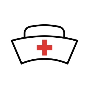Nurse Hat SVG, Doctor's Hat SVG Cut and Clipart Nurse SVG