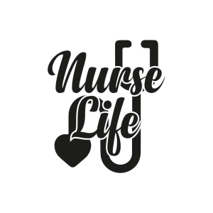 Nurse Life with Stethoscope SVG, Nurse Stethoscope SVG Nurse SVG