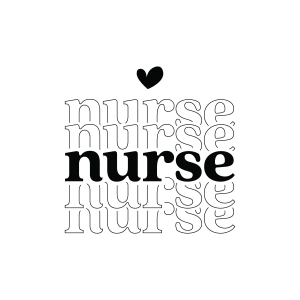 Nurse SVG Shirt, Stacked Nurse SVG File Nurse SVG