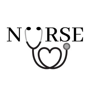Nurse Heart Stethoscope SVG Nurse SVG