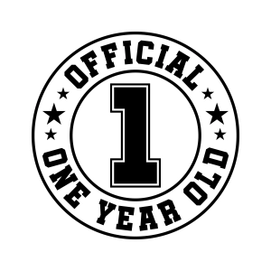 Official One Year Old SVG, 1st Birthday SVG 1st Birthday SVG