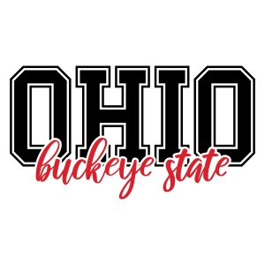 Ohio Buckeye State SVG, Ohio Buckeyes SVG Football SVG