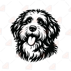 Old English Sheepdog SVG – Dog Vector & Cut File