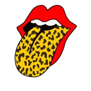 Leopard Open Mouth with Tongue SVG File Leopard Print SVG
