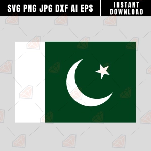 Pakistan Flag SVG Svg