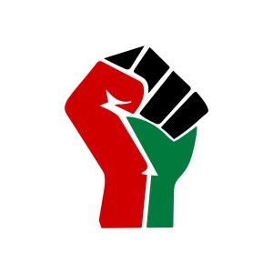 Palestine Flag Fist SVG Human Rights