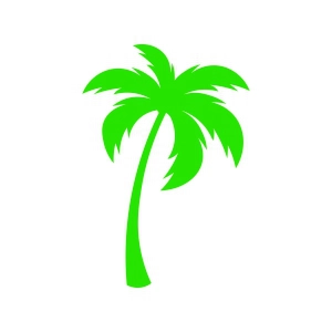 Palm Tree SVG Files for Cricut | Tropical Cut Files for Silhouette Tree SVG