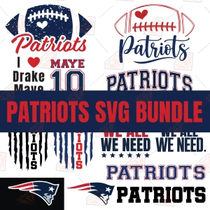 Patriots Football SVG Bundle, New England Patriots Svg