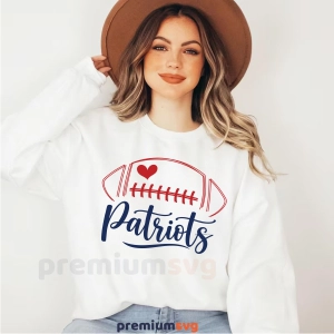 Patriots SVG with Football Ball