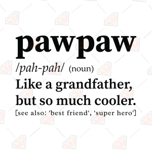 Pawpaw SVG with Definition