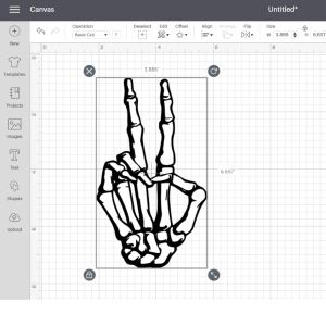 Peace Sign Skeleton Hand SVG Cut File, Peace Sign Vector Files Halloween SVG