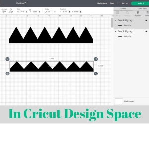 2 Pencil Tumbler Template SVG, Zig Zag SVG School SVG