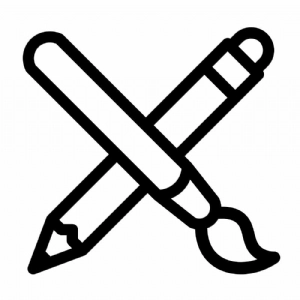 Pencils Draw Vector SVG Cut File, Pencils SVG Instant Download Drawings