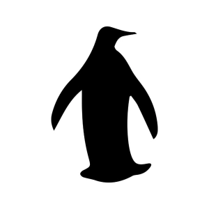 Penguin Silhouette, Penguin SVG Clipart Penguin SVG