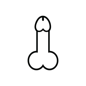 Penis SVG Outline, Penis PNG Cut Files Funny SVG