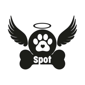 Pet Dog Memorial SVG Cut File, Dog Loss SVG Dog SVG