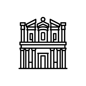 Petra Jordan Icon SVG, Logo PNG Icon SVG