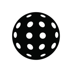 Pickleball Ball Silhouette SVG Sports SVG