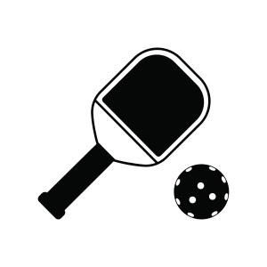 Pickleball Paddle and Ball SVG Sports SVG
