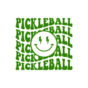 Pickleball SVG, Wavy Text Sports SVG