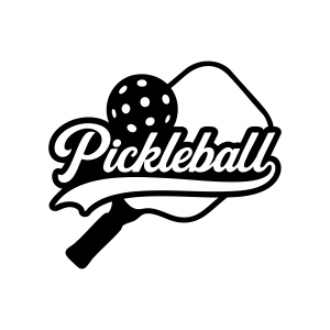 Pickleball SVG with Paddle and Ball Sports SVG
