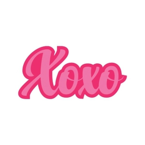 Pink Xoxo SVG, Hugs And Kisses SVG Instant Download Valentine's Day SVG