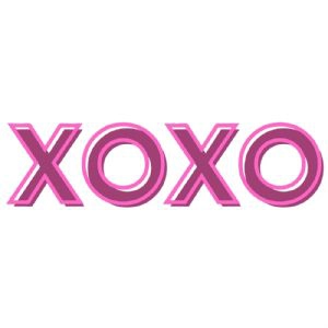 Neon XOXO SVG, Valentine's Day SVG Digital Download Xoxo SVG