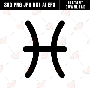 Pisces Zodiac Sign SVG Svg