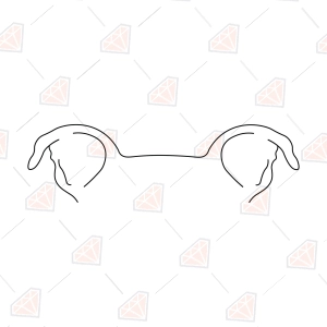 Pitbull Ear SVG – Dog Ears Cut File