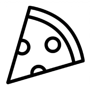 Pizza Slice SVG Cut and Vector Files Snack