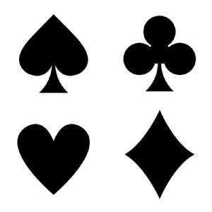 Playing Cards Symbol SVG, Ace of Spades SVG, Diomand, Hearts, Clubs Symbols